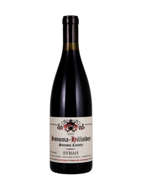 2022 Pax Mahle "Sonoma Hillsides" Syrah (Sonoma County, CA) 7R