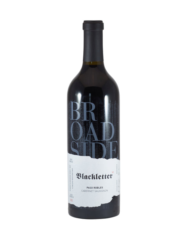 2019 Broadside "Single Vineyard Blackletter" Cabernet Sauvignon (Paso Robles, CA) 9R